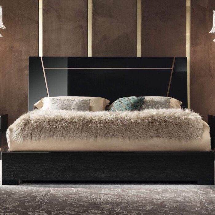 Eleganza Bedroom Set with two Sides Table & Dressing Table