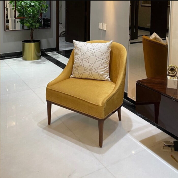 Cozy Yellow Armchair Set