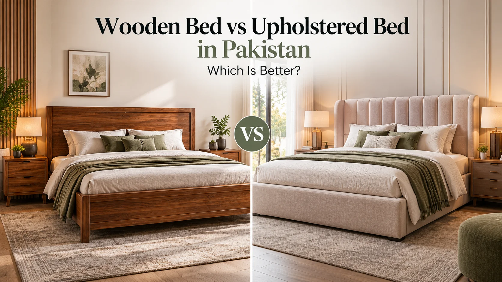 Wooden Bed vs Upholstered Bed in Pakistan: Which Is Better?