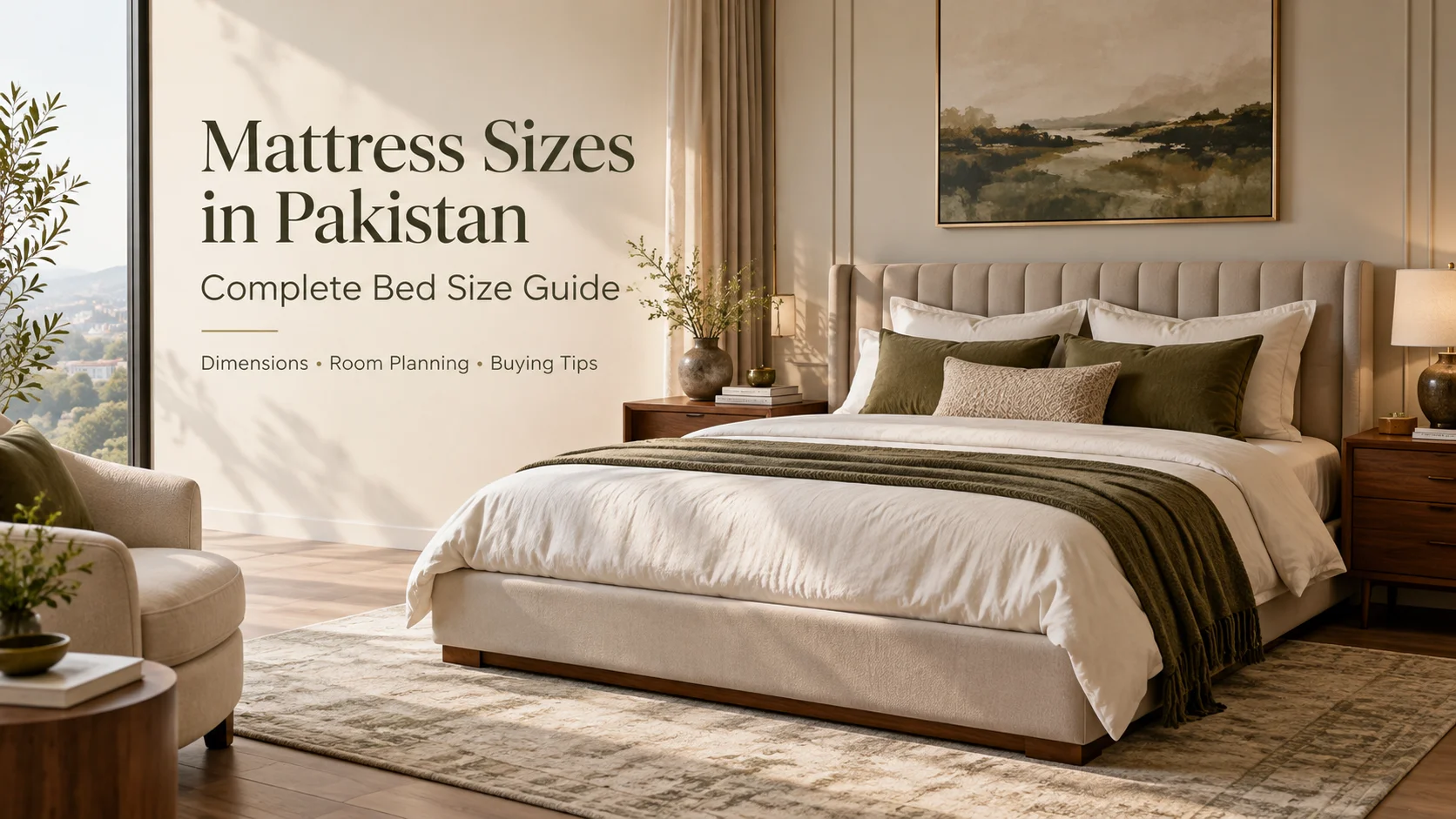Mattress Sizes in Pakistan: Single, Double, Queen & King Size Guide